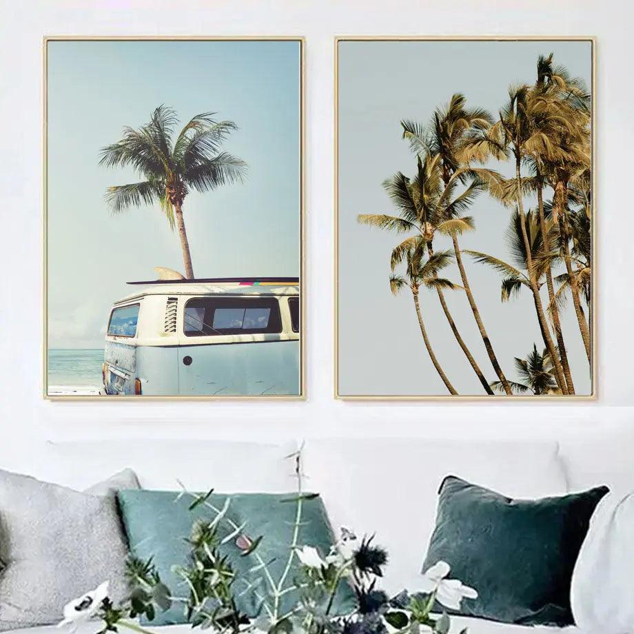 Canvas tavla palm - Villarudskogen