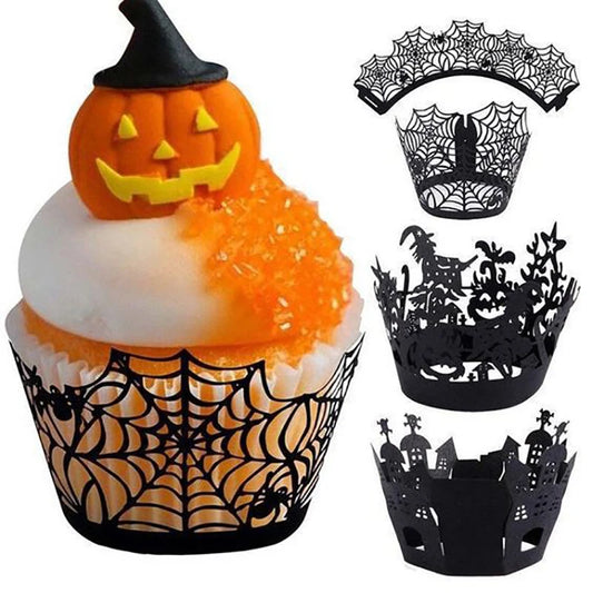 12pcs Cupcake Dekoration Halloween